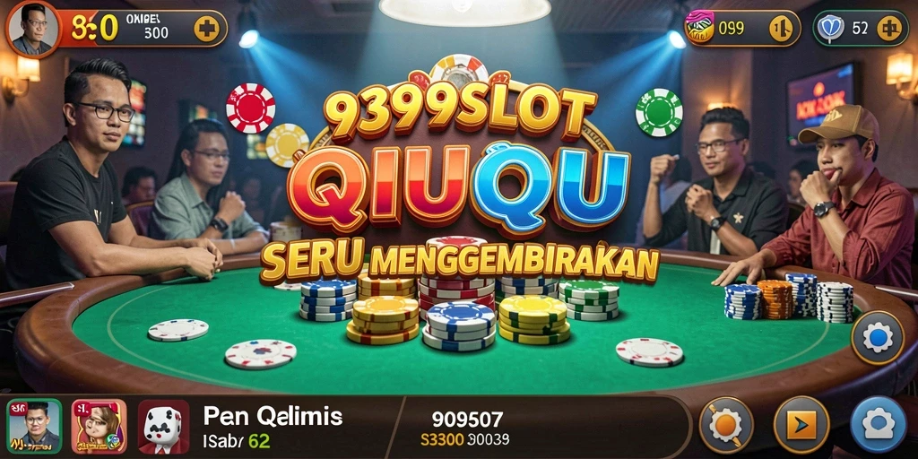 Tangkapan layar permainan QiuQiu yang menarik dan interaktif.