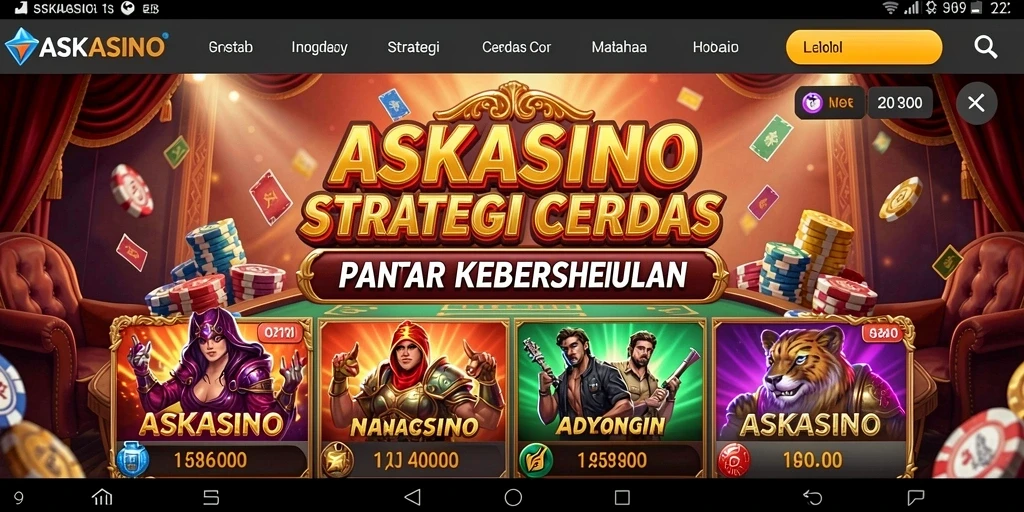 Tampilan gameplay ASKASINO yang menantang dan seru.