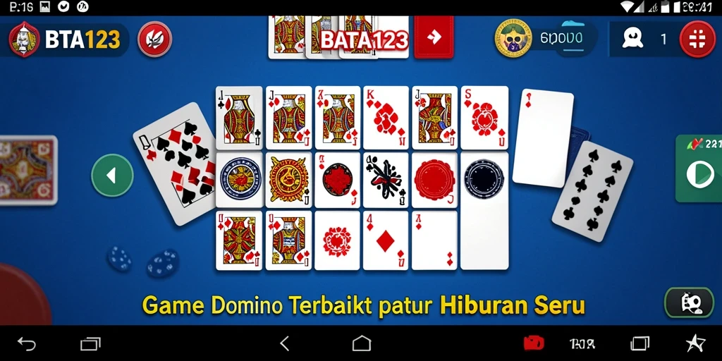 Screenshot gameplay BATA123 yang menunjukkan momen seru saat bermain Domino.