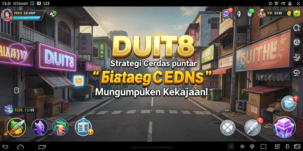 Tampilan gameplay strategi dalam DUIT8 yang menantang.
