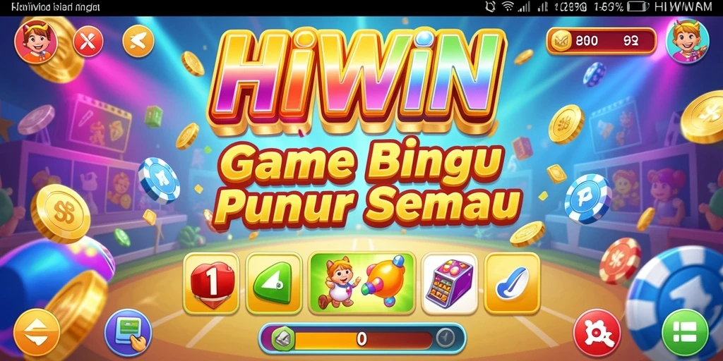 Tampilan gameplay Bingo HIWIN yang seru dan interaktif.