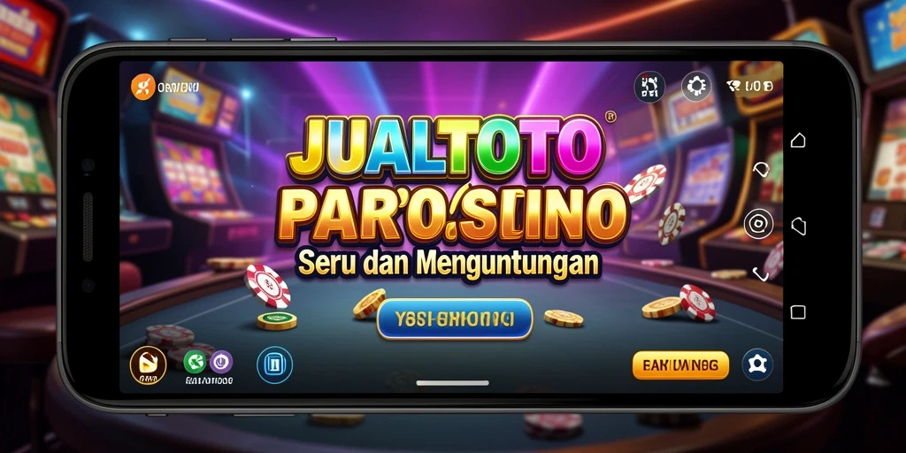 Tampilan gameplay mengasyikkan dari JUALTOTO di layar smartphone.