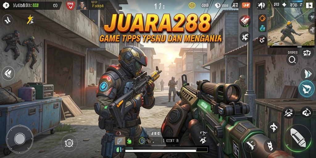 Screenshot menampilkan aksi seru di JUARA288 dengan gameplay TPS yang intens.