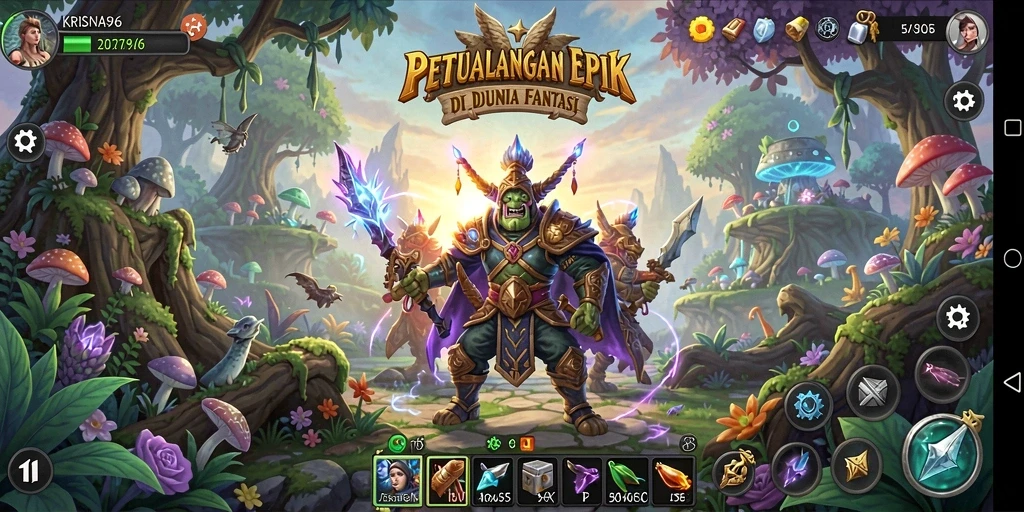 Gameplay seru di KRISNA96 dengan grafik menawan.