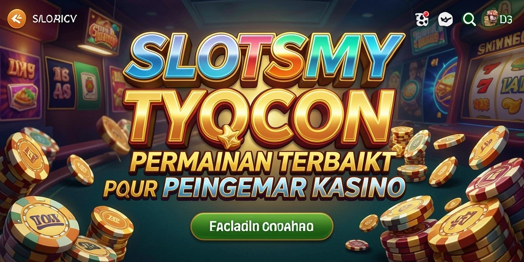 Tampilan gameplay mendebarkan di dunia kasino SLOTSMY.
