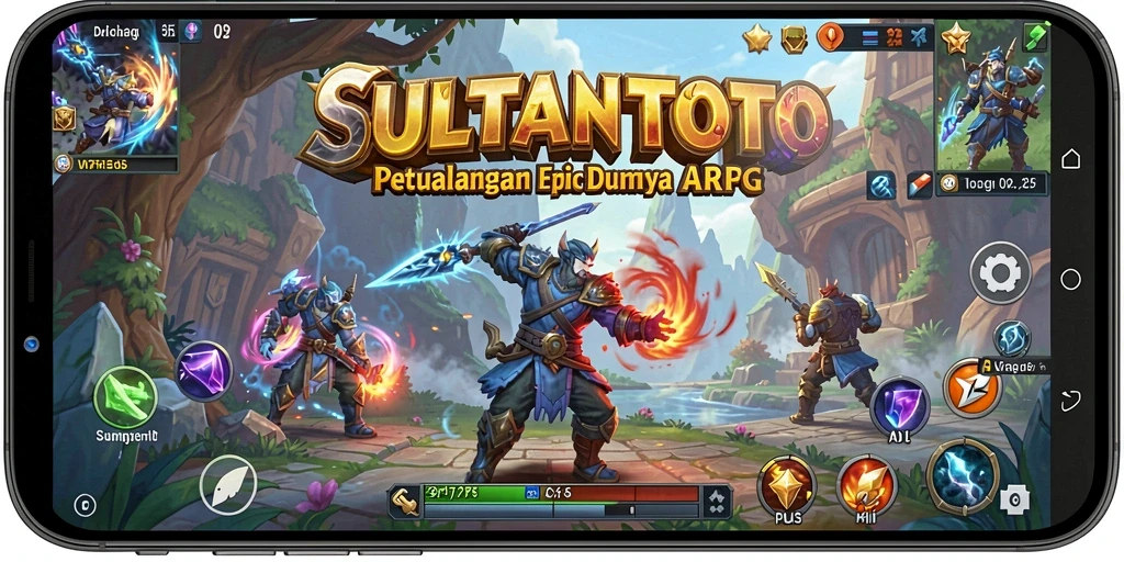 Tampilan aksi seru dalam gameplay SULTANTOTO yang memikat.