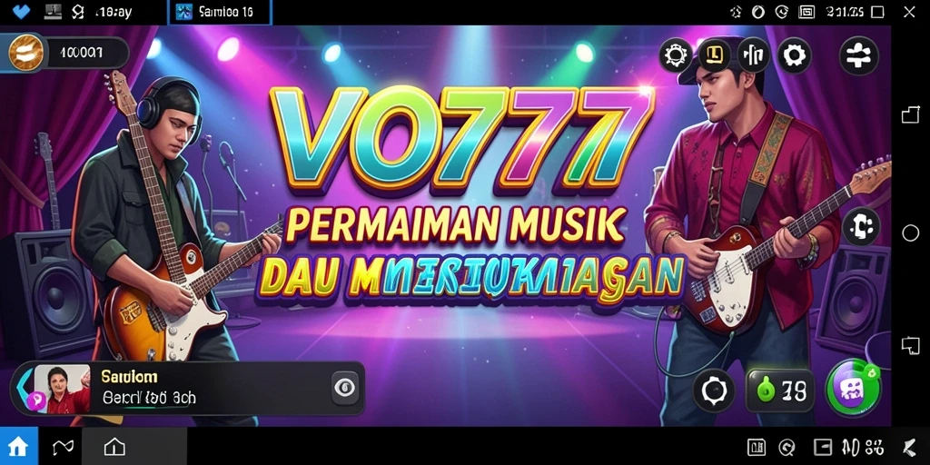 Tampilan permainan VO777 dengan gameplay musik interaktif yang seru.